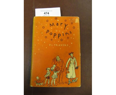 P.L. Travers, USA First Edition volume ' Mary Poppins ', published Harcourt, Brace & Company, New York, with dust jacketCondi