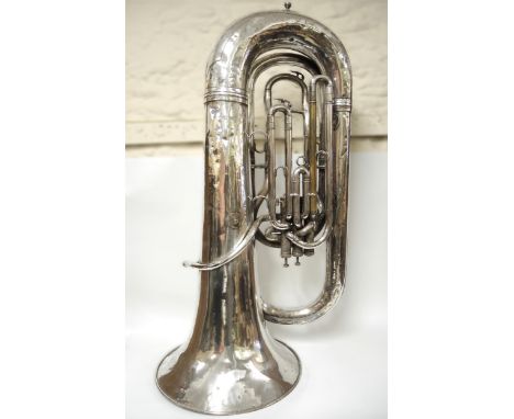 Silver plated tuba ' Solaron Class A by Boosey &amp; Co. ' (un-cased)