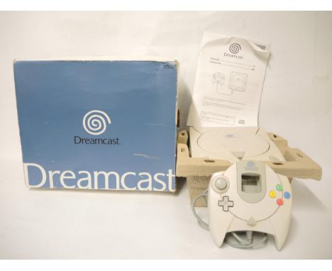 Sega Dreamcast games console, in original box