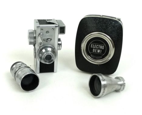 A rare Stecky Model III spy camera, subminiature 16mm interchangeable lens spy camera, with Stekinar Anastigmat 1:3.5 F=25mm 