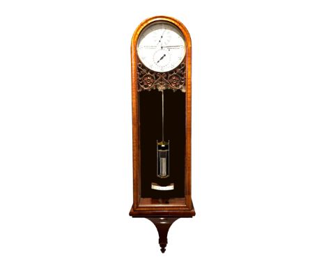 A rare 19th century mahogany cased regulator clock, by G. H. &amp; C. Gowland, Chronometer Makers To The Admiralty, Sunderlan