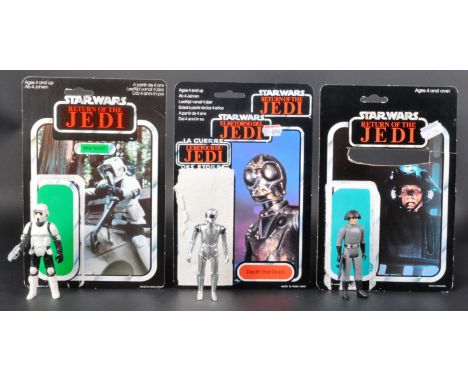 Star Wars - a collection of x3 original vintage Palitoy made Star Wars action figures. All from Return Of The Jedi, all Imper