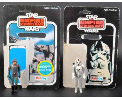 Star Wars - x2 original vintage Palitoy made Star Wars action figures, comprising: AT-AT Commander (LFL 1980 Made In Hong Kon
