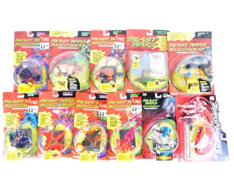 Transformers - Beast Wars Biocombat - a collection of original vintage Kenner made Beast Wars Transformers action figures. Al
