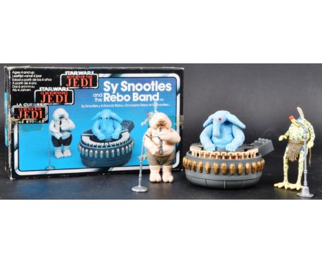 Star Wars - An original vintage 1983 Palitoy made Star Wars action figure playset ' Sy Snootles and the Rebo Band '. 100% com
