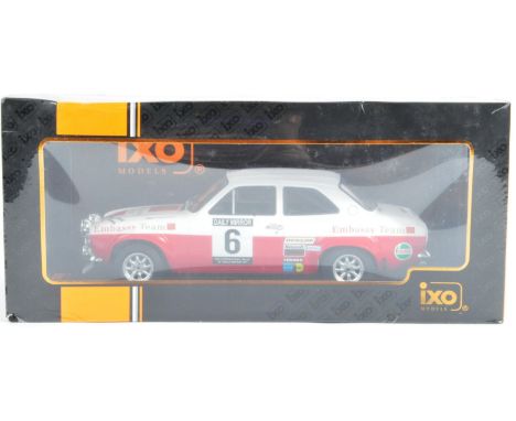 An original&nbsp; ' IXO Models ' 1/18 scale factory sealed diecast model No. 18RMC024C Ford Escort MK1 RS. Highly detailed mo