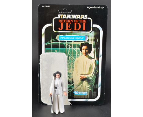 Star Wars - an original vintage 1983 Kenner made action figure Princess Leia Organa. GMFGI 1977 no COO. 100% complete includi