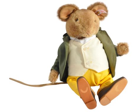 A Limited Edition German Steiff made Beatrix Potter soft toy teddy bear 662393 ' Samuel Whiskers '. The mouse having brown mo