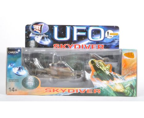 An original Product Enterprise made Gerry Anderson UFO Shado Skydiver diecast model vehicle. Highly detailed model appearing 
