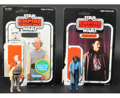 Star Wars - x2 original vintage Kenner / Palitoy made Star Wars action figures, comprising: Lando Calrissian (1980 LFL Made I