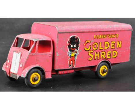 An original vintage Dinky Supertoys diecast model No. 919 Guy Van ' Robertson's Golden Shred '. Model appearing Fair to Good 
