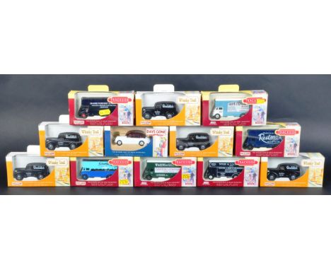 A collection of x12 Lledo 1/76 scale / 00 gauge Trackside and ' Whiskey Trail ' diecast model vehicles. Examples to include G