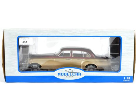 An original boxed ' Model Car Group ' 1/18 scale diecast model No. MCG18132 Rolls Royce Silver Cloud III. The model appearing