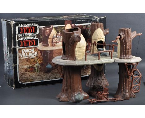 An original vintage Palitoy made Star Wars ' Ewok Village Action Playset '. 100% complete, including all small accessories an