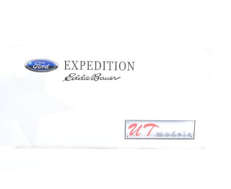 An original ' UT Models ' 1/18 scale boxed diecast model Ford Expedition Eddie Bauer. The highly detailed model appearing min