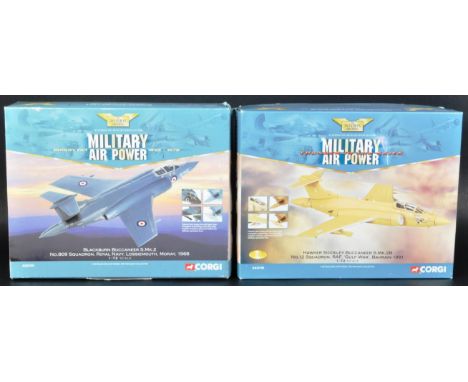 Two Corgi Aviation Archive ' Military Air Power Modern Era 1945 - 1970 ' 1/72 scale boxed diecast model aircrafts comprising;