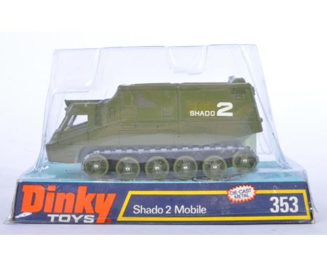 An original vintage Dinky Toys made TV related diecast model No. 353 SHADO 2 Mobile from Gerry Anderson's UFO. The model with