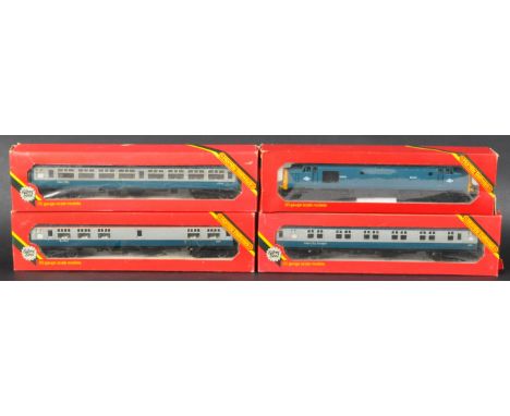 An original vintage Hornby 00 gauge model railway diesel trainset locomotive engine No. R751 British Railways CO-CO loco and 