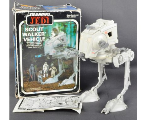 An original vintage 1983 Palitoy / Clipper made Star Wars ' Scout Walker Vehicle ' action figure playset. 100% complete, incl