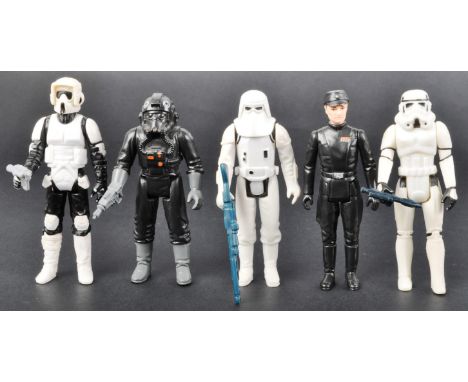 Star Wars - Imperials - a collection of x5 original vintage Kenner / Palitoy made Star Wars action figures, comprising: Storm