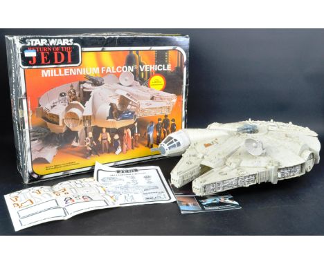 Star Wars - an original vintage Palitoy made Star Wars ' Millennium Falcon Vehicle ' action figure playset. 100% complete, in