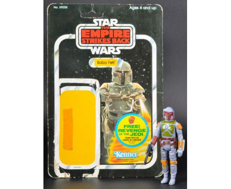 Star Wars - an original vintage 1982 Kenner made Star Wars action figure ' Boba Fett '. CPG 1979 Hong Kong COO. With original