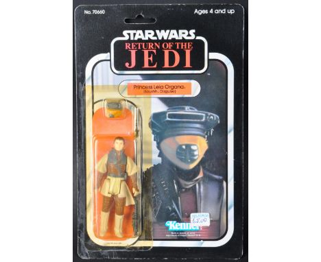 Star Wars - an original vintage 1983 Kenner made Star Wars MOC carded action figure ' Princess Leia Organa (Boushh Disguise).