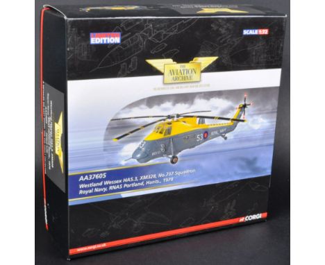 A Limited Corgi made ' Aviation Archive ' 1/72 scale diecast model No. AA37605 Westland Wessex Helicopter HAS.3, XM328, No.73