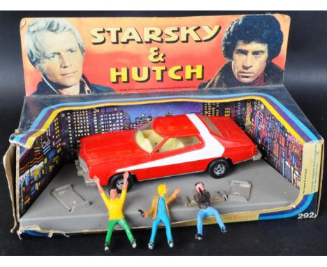 An original vintage Corgi diecast model No. 292 Starsky and Hutch Ford Torino. The model loose from inner display and figures