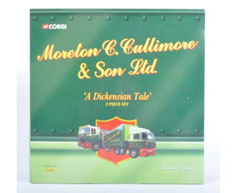 An original Limited Edition 1/50 scale Corgi diecast set No. CC99154 ' A Dickensian Tale 2 Piece Moreton C. Cullimore &amp; S