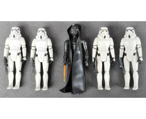 Star Wars - Darth Vader &amp; Stormtroopers - a collection of original vintage ' First 12 ' Kenner / Palitoy action figures, 