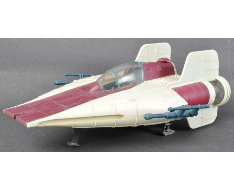Star Wars - a scarce original vintage 1985 Kenner made Droids ' A Wing Fighter Vehicle '. Retains the original canopy (slight