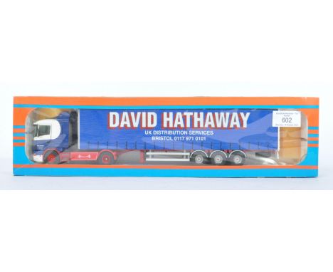 An original Limited Edition 1/50 scale Tekno made ' The British Collection ' diecast model truck / lorry. David Hathaway UK D