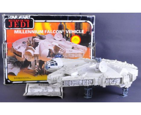 An original vintage 1983 Palitoy made Star Wars ' Millennium Falcon Vehicle ' action figure playset. 100% complete. The Falco