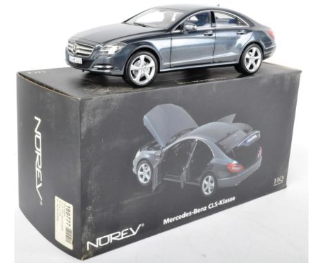 An original ' Norev ' made 1/8 scale boxed diecast model No. 183548 Mercedes CLS 350. Highly detailed model appearing mint, w