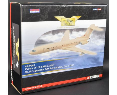 An original Corgi made ' Aviation Archive ' 1/144 scale diecast model No. AA37003 Vickers VC-10 K.MK.2 RAF No. 101 Squadron, 