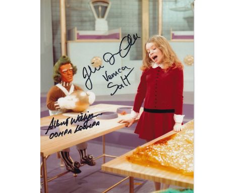 SALE! Willy Wonka Veruca Salt / Oompa Loompa hand signed 10x8 photo. This beautiful 10x8 hand signed photo depicts Julie Dawn