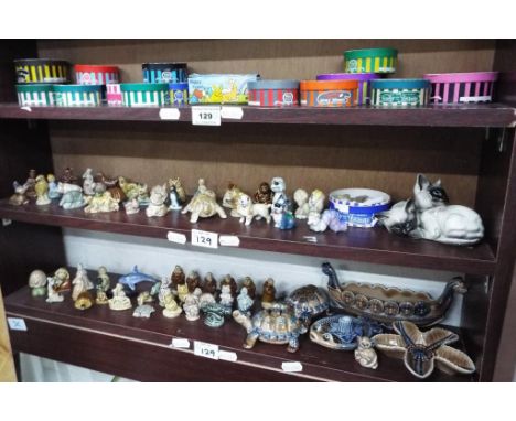 Wade - a large collection of Wade whimsies, part boxed to include animals, Disney characters, film characters, also included 