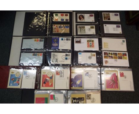 Philately - Four binders containing a quantity of first day covers along with three binders containing PHQ cards, item of not