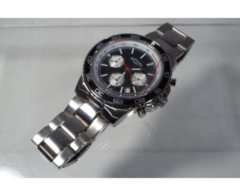 A gentleman's divers wristwatch by Rotary, boxed Est £60 - £80