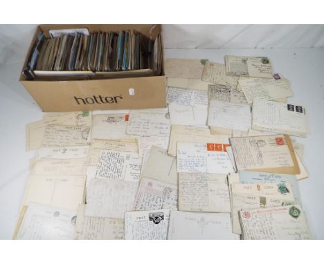 Postcards - A quantity of vintage postcards, mainly GB pictorials and themes, approximately 400.