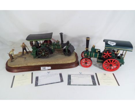 Border Fine Arts - a tableau issued as a tribute to the late steeplejack and renowned television presenter Fred Dibnah, a stu