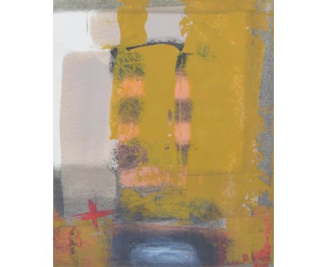ROBIN WELCH (born 1936); 'Abstract II', oil on card, initialled RW 89, 13 x 17cm, framed and glazed.Provenance: Bircham Galle