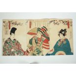 KUNISHIKA, Toyohara (*1835 +1900), Ukiyo-e/ Farbholzschnitt,