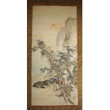 HIRAI, Chokusui (*1859 Osaka +?), Rollbild/ Kakemono,