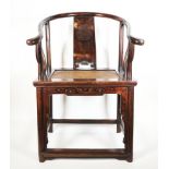 FAUTEUIL/ ARMLEHNSESSEL/ ROUNDBACK-CHAIR, China, 18./ 19.Jh.,