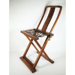 FALTSTUHL/ SCHERENSTUHL/ FOLDING CHAIR, China, um 1900,