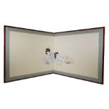 PARAVENT/ WANDSCHIRM, Japan, Meiji-Periode,