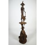 STATUE/ GLOCKE/ EDAN OGBONI, Volk der Yoruba/Nigeria,