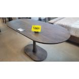 SEATTLE REVERSED BEVELED RACETRACK TOP W/HOUR GLASS BASE - MSRP $3,516.00